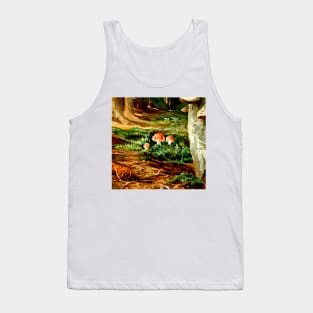 Three Magic Mushrooms in the Enchanted Forest Tank Top